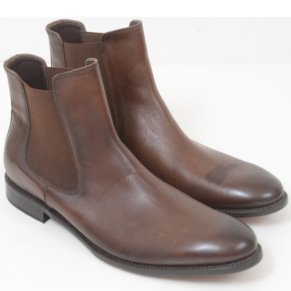 Thursday Cavalier Rich Mahogany Hand-Finished Full-Grain Leather Men's 13.5